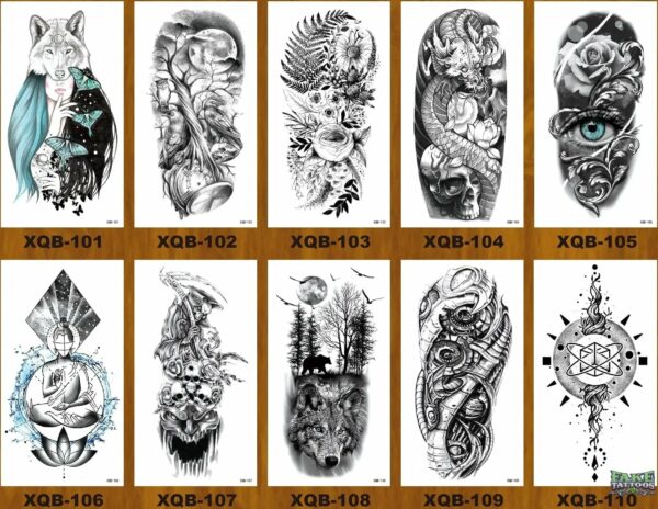 10 Sheets Realistic Snake Temporary Tattoo stickers for Women Men , Fake Snake Tattoo Stickers for Adults Girl’s Arm Body, Black Serpent Peony Floral Kids. - Image 25