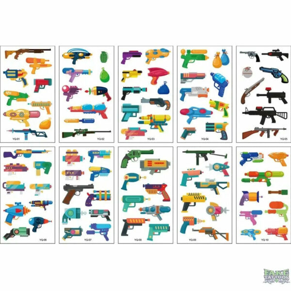 10pcs Fake Tattoo Stickers Cartoon Temporary Tattoo Kids Children Hands Arm DIY Body Art Tatuaze Dla Dzieci Tatuajes Temporales - Image 18
