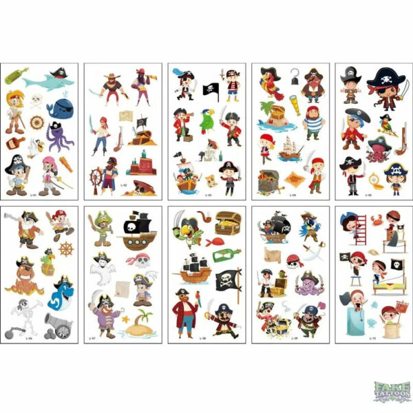 10pcs Fake Tattoo Stickers Cartoon Temporary Tattoo Kids Children Hands Arm DIY Body Art Tatuaze Dla Dzieci Tatuajes Temporales - Image 28