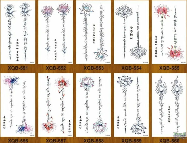 10pcs Tiger Lion Forest Design Temporary Tattoo Sticker Water Transfer Fake Tattoo - Image 18