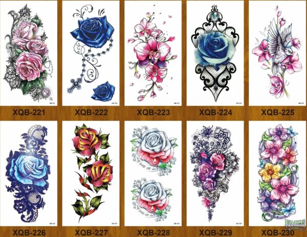 10pcs Tiger Lion Forest Design Temporary Tattoo Sticker Water Transfer Fake Tattoo - Image 19