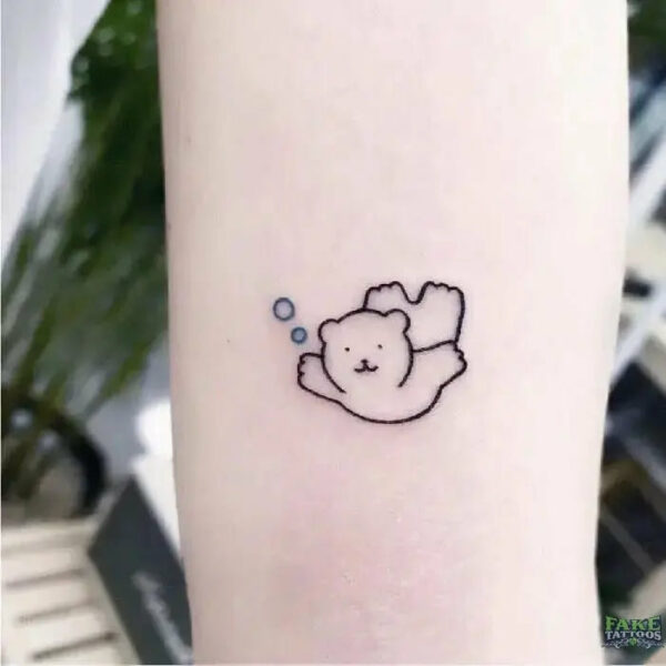 24 small fresh tattoo stickers lasting Korea Harajuku tattoo flowers cartoon star sexy tattoo stickers temporary tattoo stickers - Image 5