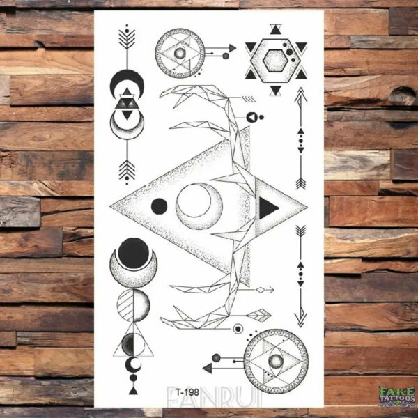 25 Desgin Cool Infinity Letter Endless Watertransfer Tattoo Women Party Tatoo Body Arm Hand Temporary Key Tattoo Sticker Men - Image 13