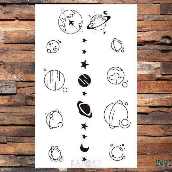 25 Desgin Cool Infinity Letter Endless Watertransfer Tattoo Women Party Tatoo Body Arm Hand Temporary Key Tattoo Sticker Men - Image 32