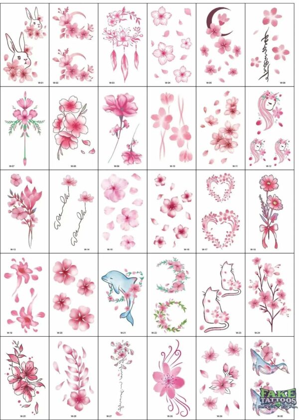 30Pcs Korean Magic Tattoo Water Transfer Sticker For Men And Women Fashion Lasting Environmental Protection And Waterproof - Image 9