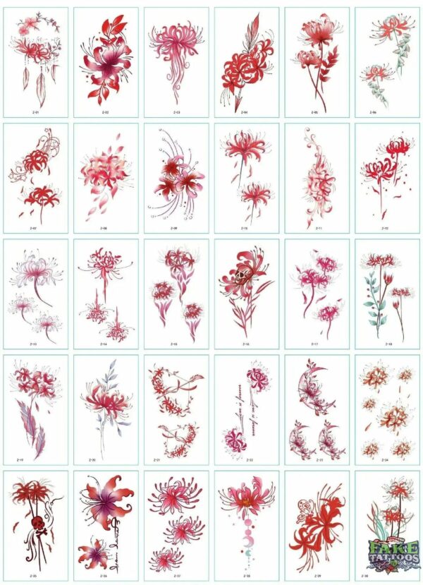 30Pcs Korean Magic Tattoo Water Transfer Sticker For Men And Women Fashion Lasting Environmental Protection And Waterproof - Image 19