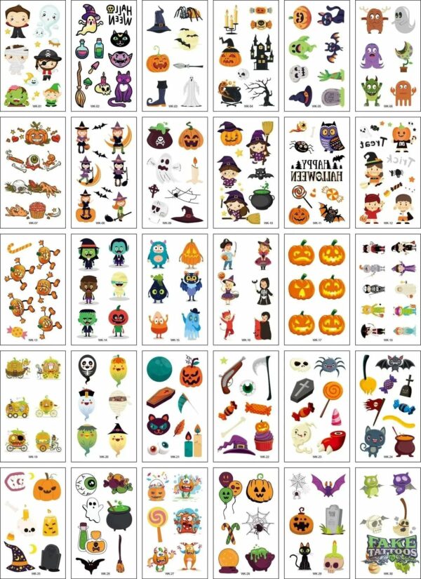 30Pcs Korean Magic Tattoo Water Transfer Sticker For Men And Women Fashion Lasting Environmental Protection And Waterproof - Image 24