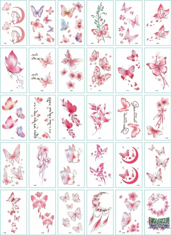 30Pcs Korean Magic Tattoo Water Transfer Sticker For Men And Women Fashion Lasting Environmental Protection And Waterproof - Image 32