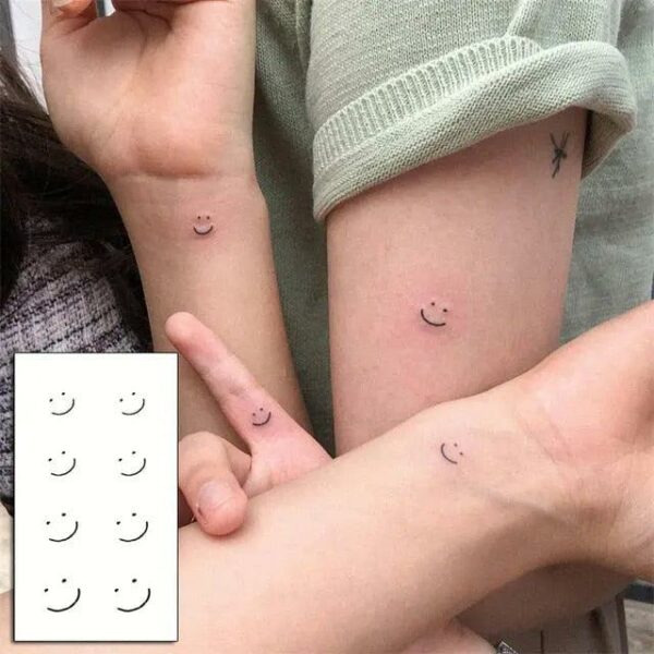 Everjoy Red Black Love Hearts Temporary Tattoos Patterns, Waterproof Valentines Decal Tattoo Stickers for Women - Image 48
