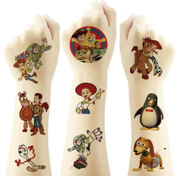 20Pcs/set Disney Toy Story Temporary Tattoo Stickers Cute Cartoon Children Waterproof Tattoo For Kids Funny Birthday Gift - Image 3