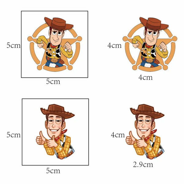 20Pcs/set Disney Toy Story Temporary Tattoo Stickers Cute Cartoon Children Waterproof Tattoo For Kids Funny Birthday Gift - Image 2