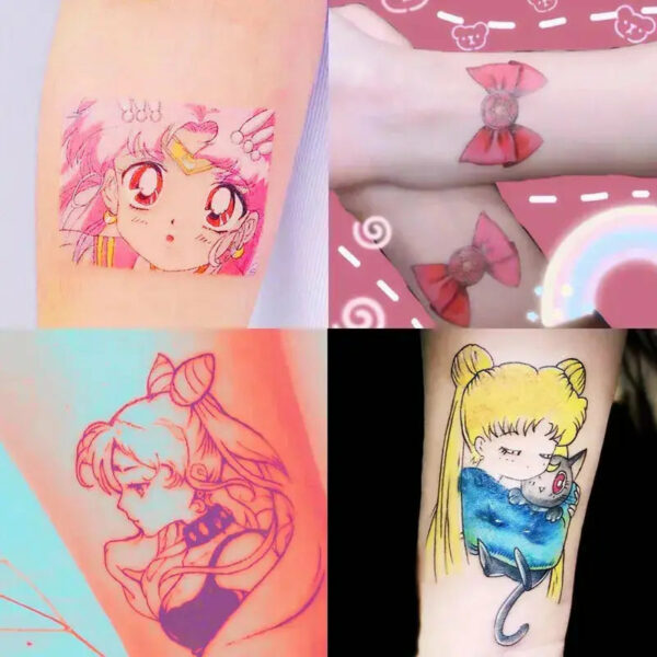 30Pcs/set Waterproof Temporary Tattoos Small Size Hand Arm Body Art Cartoon Children Fake Tattoo Stickers Kids Cute Decal Child - Image 14